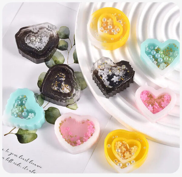 Molde 6 Corazones Shaker - Imagen 4