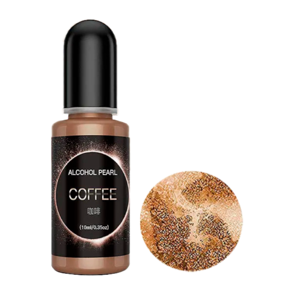 Tinta al Alcohol Metalizada Café 10 ml