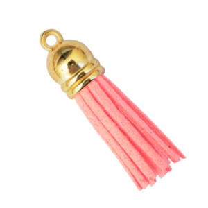 10 Borlas Rosa