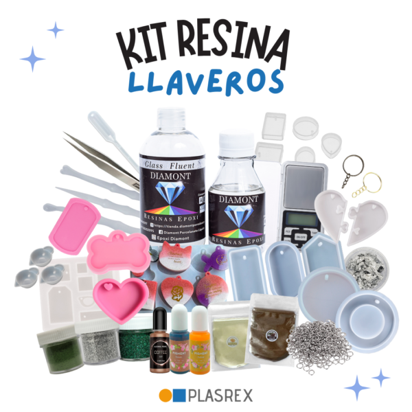 Kit Resina Llaveros