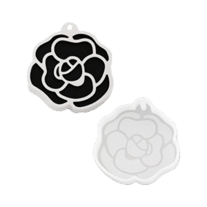 Molde Llavero Flor Rosa